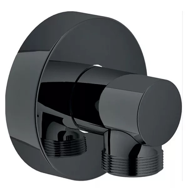 AD150/12FLP шланговое подсоединение, глянцевый черный