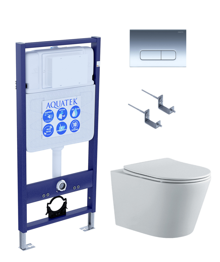 SET AQUATEK ВЕГА-1905-016 (рама AQUATEK Standard INS-0000012 с клавишей KDI-0000016 и крепежом KKI-0000002+унитаз ВЕГА AQ1905-00 с тонким сиденьем sc SET AQUATEK ВЕГА-1905-016 (рама AQUATEK Standard INS-0000012 с клавишей KDI-0000016 и крепежом KKI-0000002+унитаз ВЕГА AQ1905-00 с тонким сиденьем sc