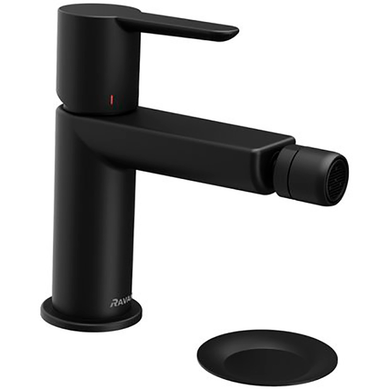 Смеситель для биде с донным клапаном PU 055.20 черный Смеситель для биде с донным клапаном PU 055.20 черный