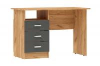 Стол письменный Мартина графит / дуб крафт