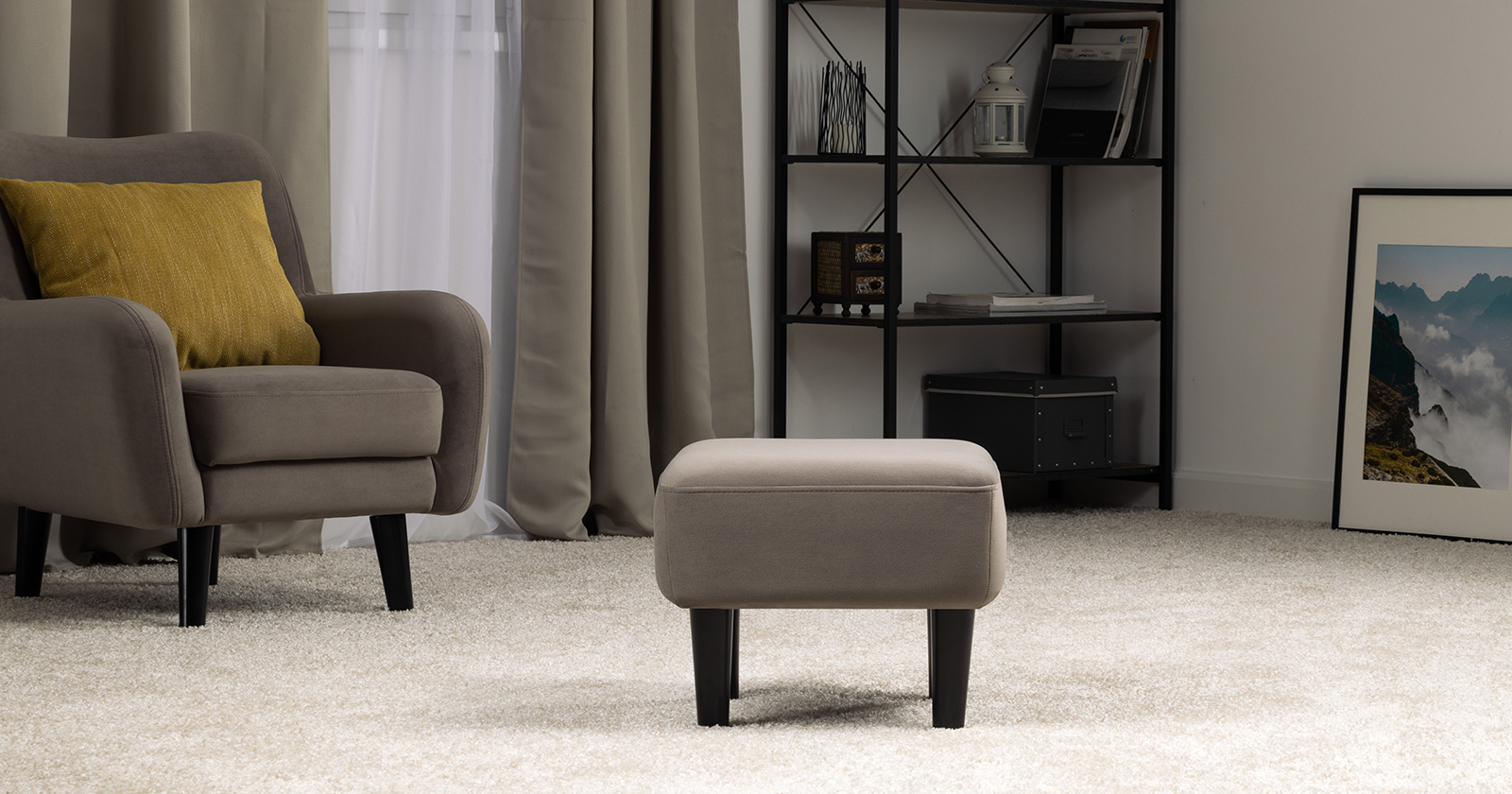 Пуф Дакота Коричневый