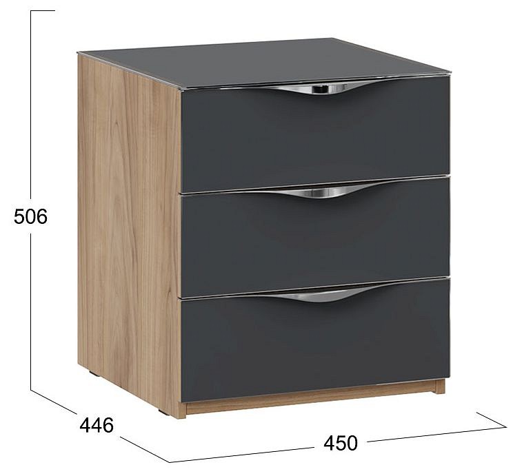 Тумбочка Глосс ТД 319.03.02