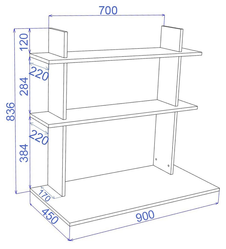 Стол компьютерный Cross СтТ2