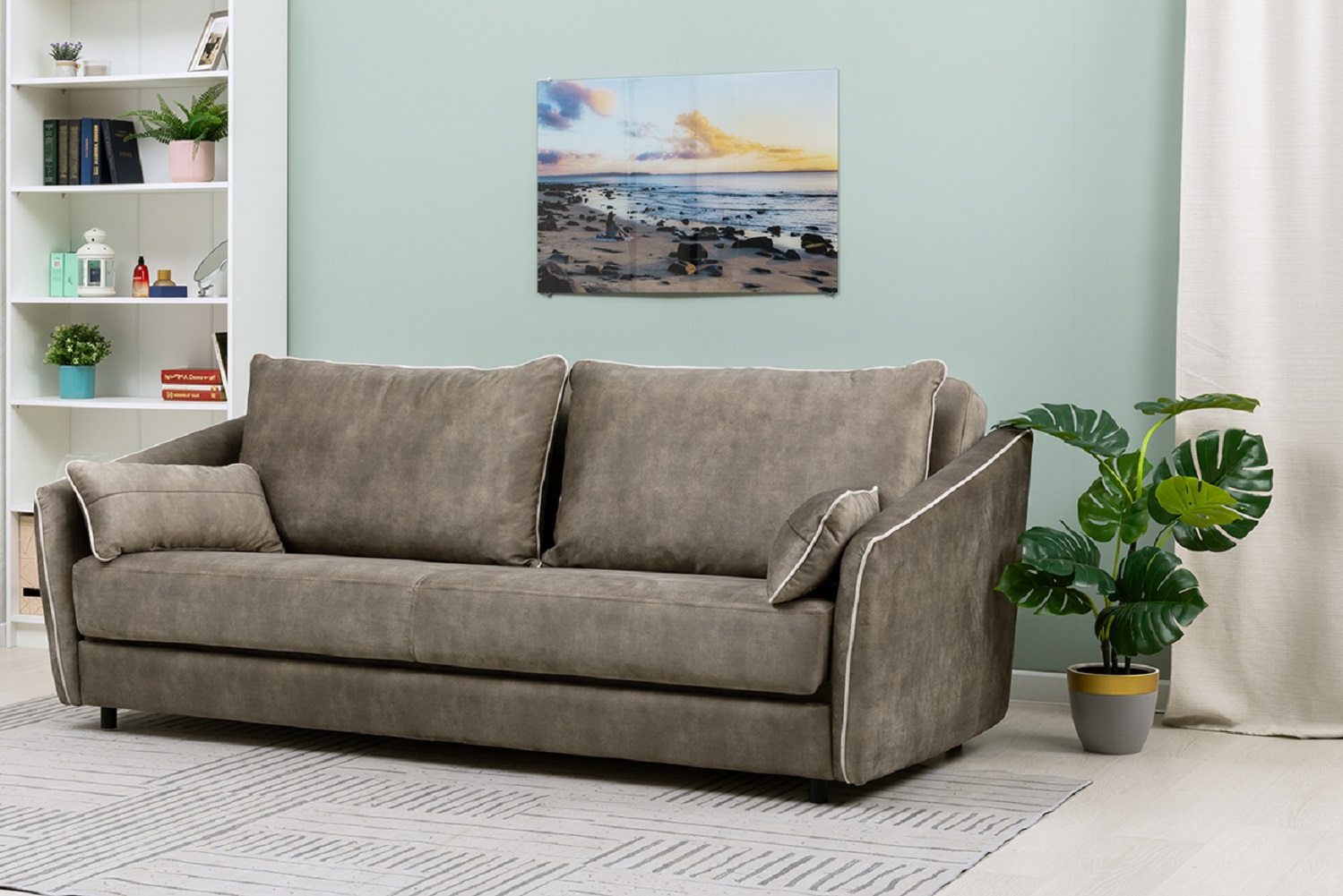 Диван кровать Флеш, Коричневый