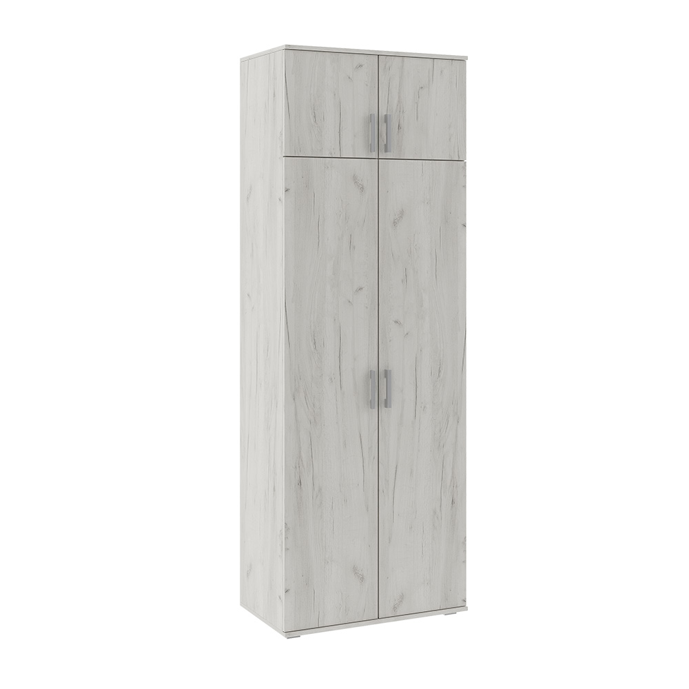 Шкаф платяной Ева (800), Дуб крафт белый