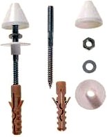 LIVO 9253.6.000.890.1 крепеж писсуара, белое покр.