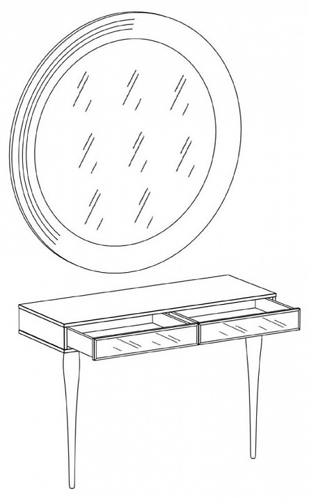 Стол туалетный Cloud