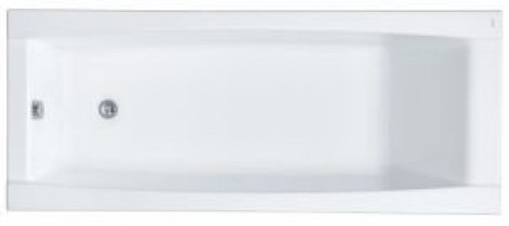 1.WH30.2.494 САНТОРИНИ 160 х70 ванна акриловая прямоугольная белая