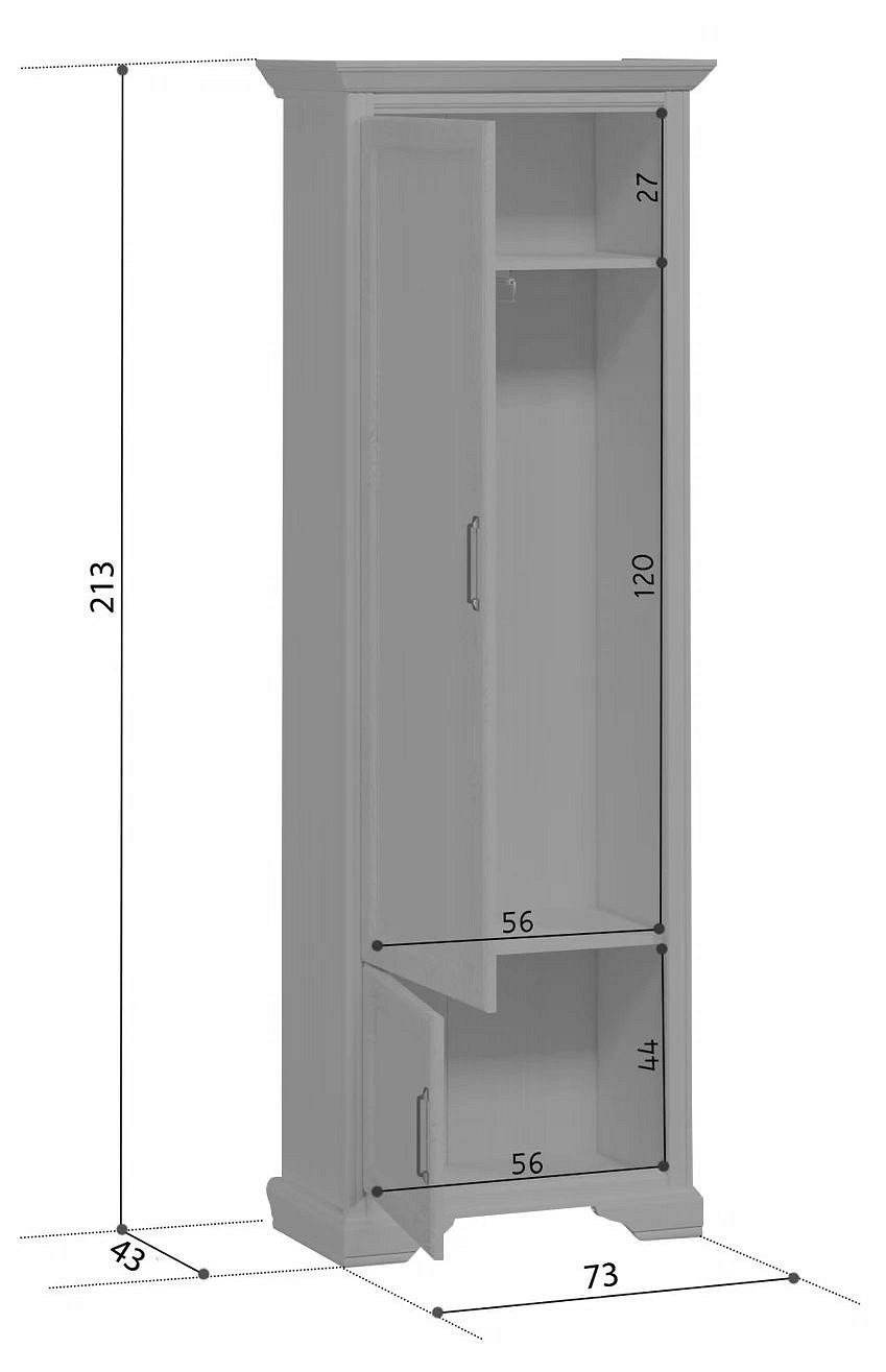 Шкаф платяной Стилиус SZF2D Шкаф платяной Стилиус SZF2D