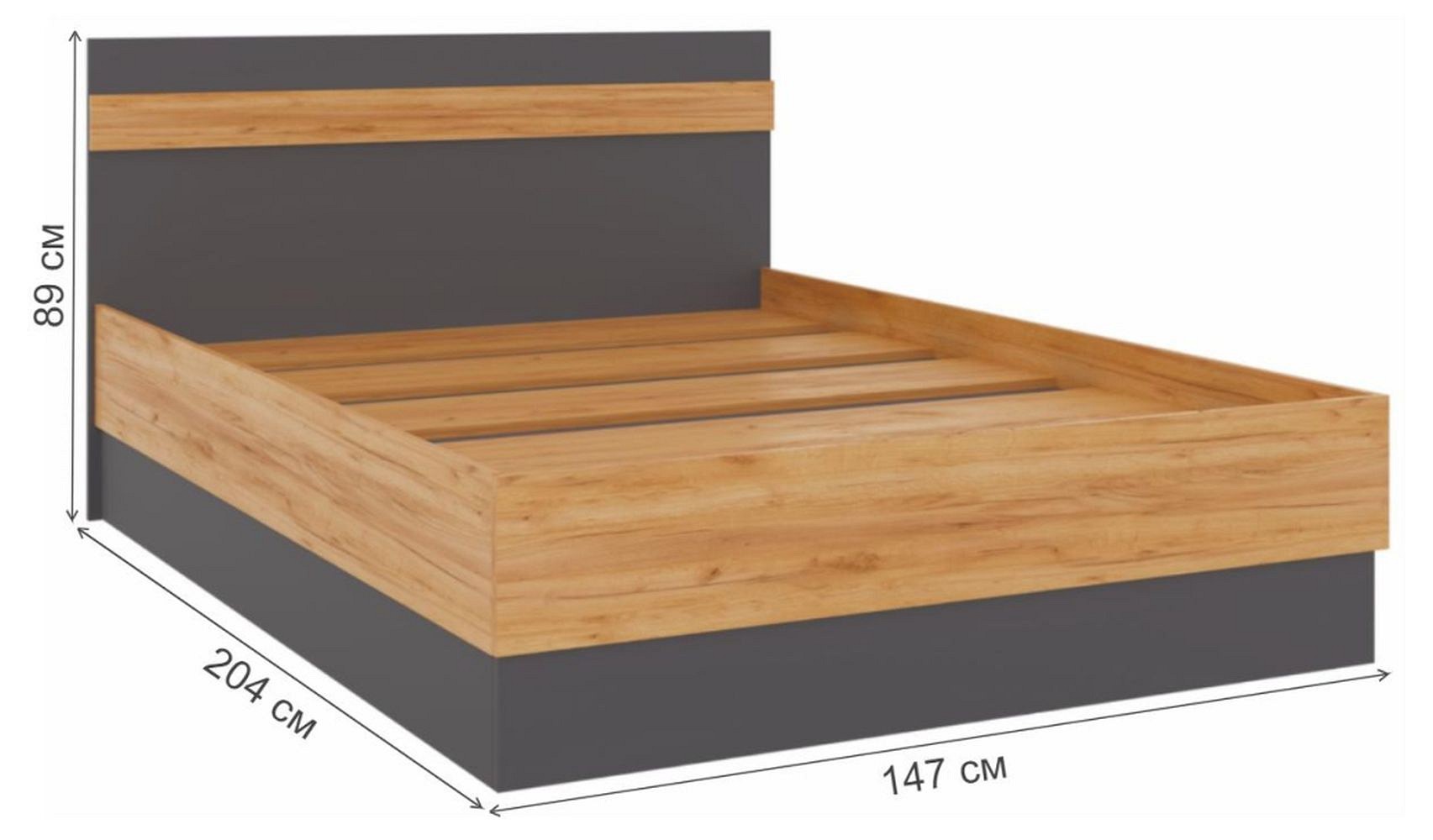 Кровать полутораспальная Кассандра