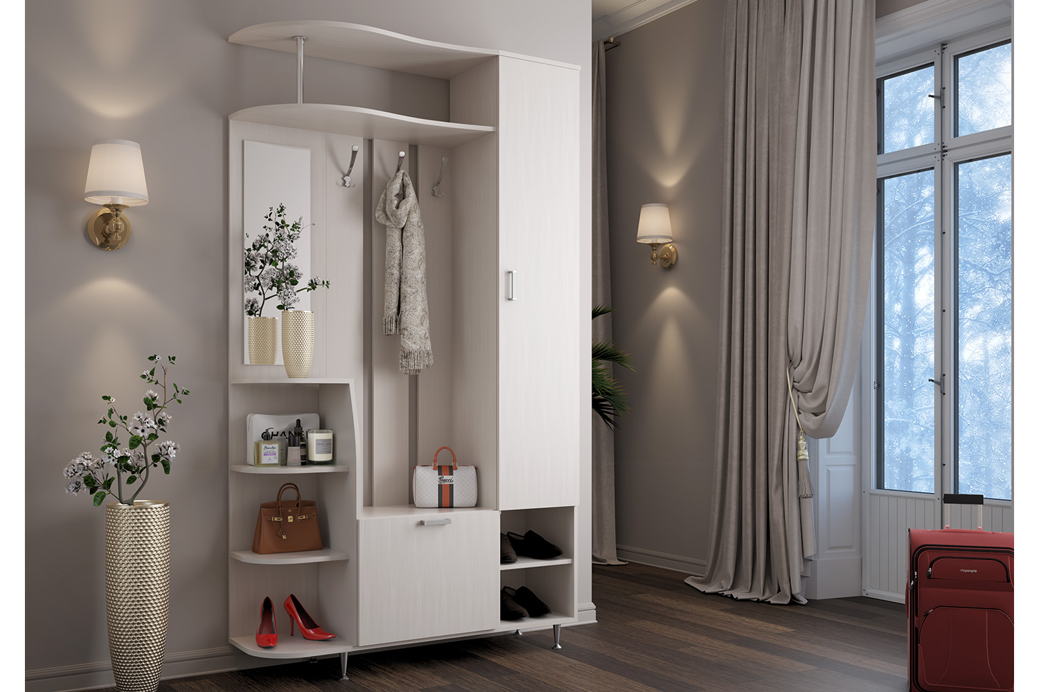 Прихожая Лика №2 1,2м, Сандал