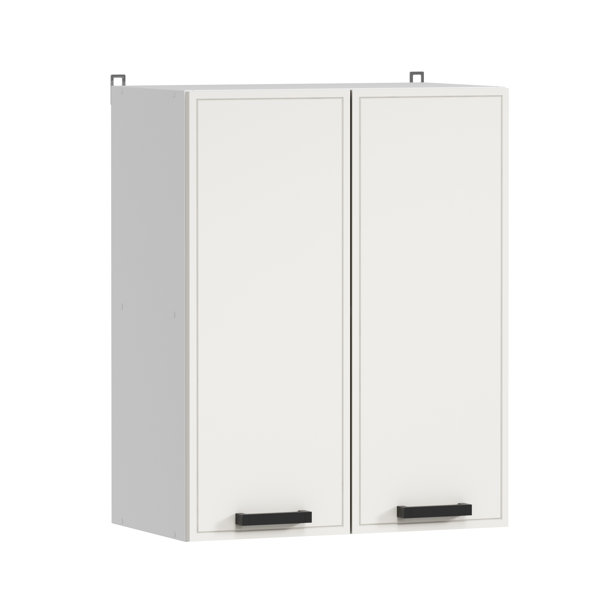 ГК Аленушка 1,6м Магнолия Молочный/Молочный, черный (без столешницы)