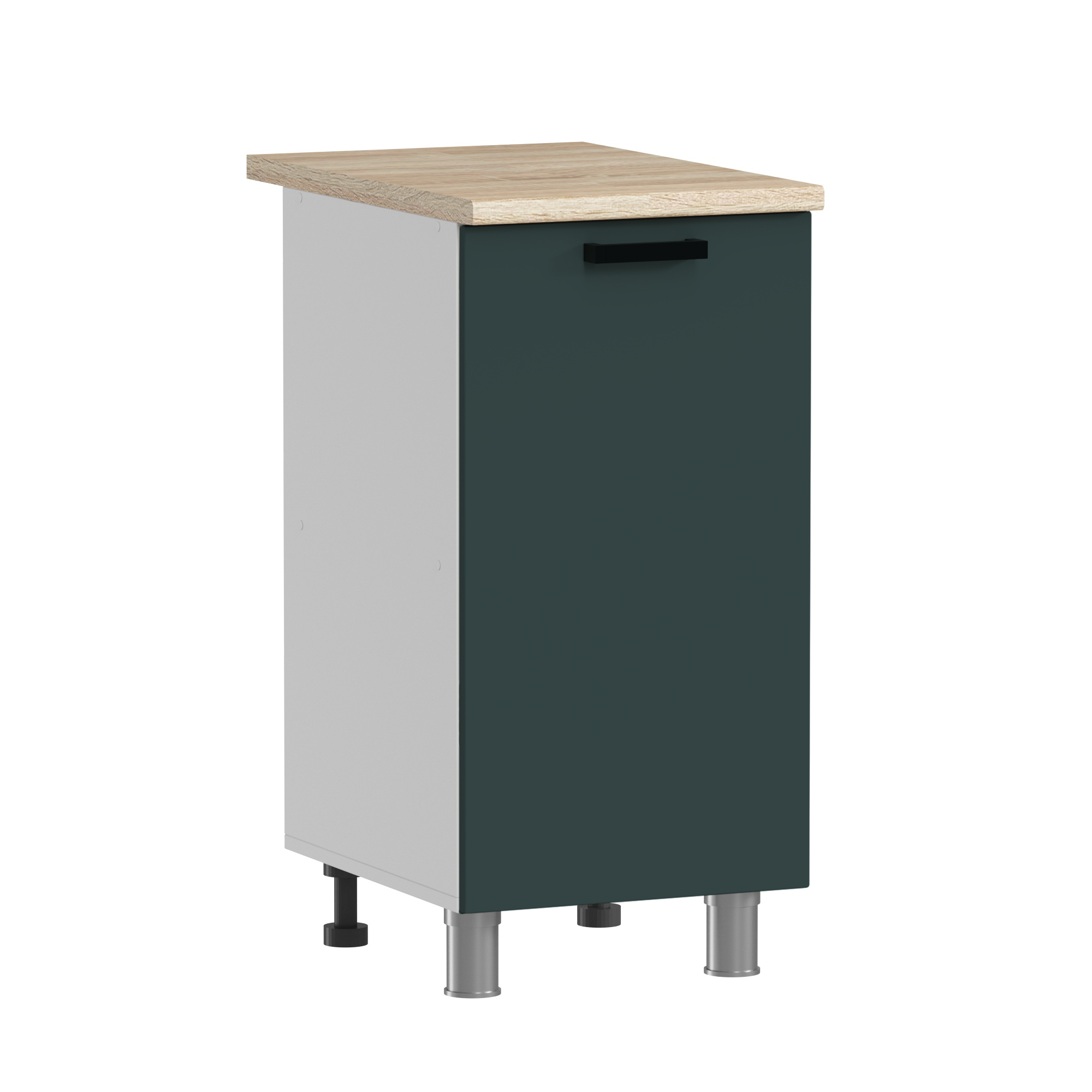 МК Аленушка Н 400 Лаванда Изумруд, скоба черный (со столешницей)