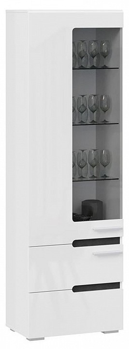 Шкаф-витрина Фьюжн ТД-260.07.25