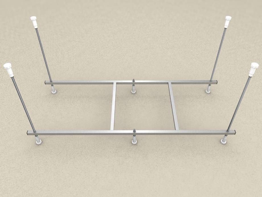 Сборный каркас к ванне Ника 160см (шпильки)