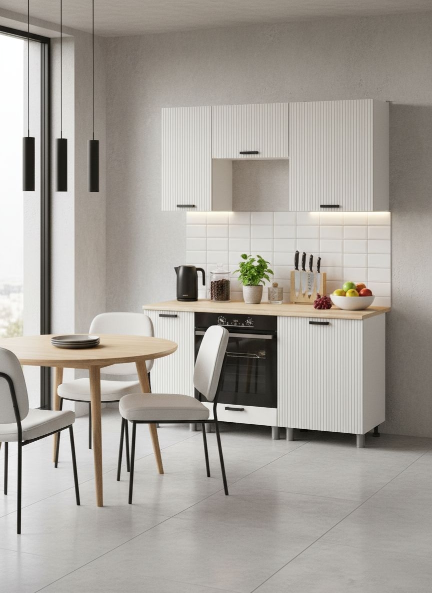 МК Аленушка 1,6м в.5 Лотос Молочный,скоба антрацит,сонома