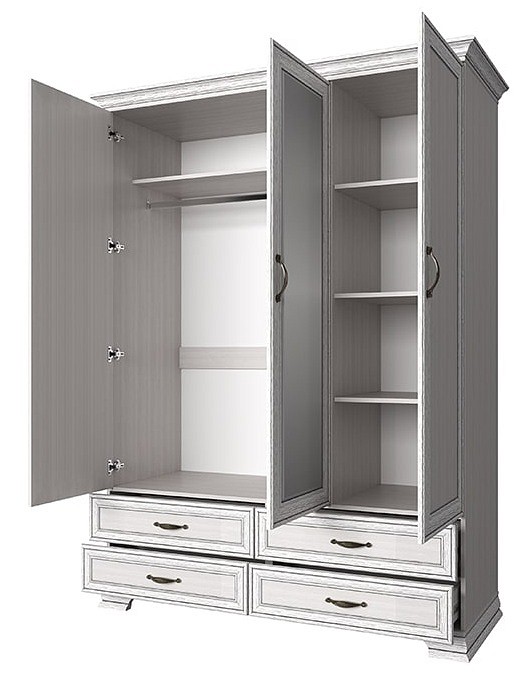 Шкаф платяной Tiffany 3D4S