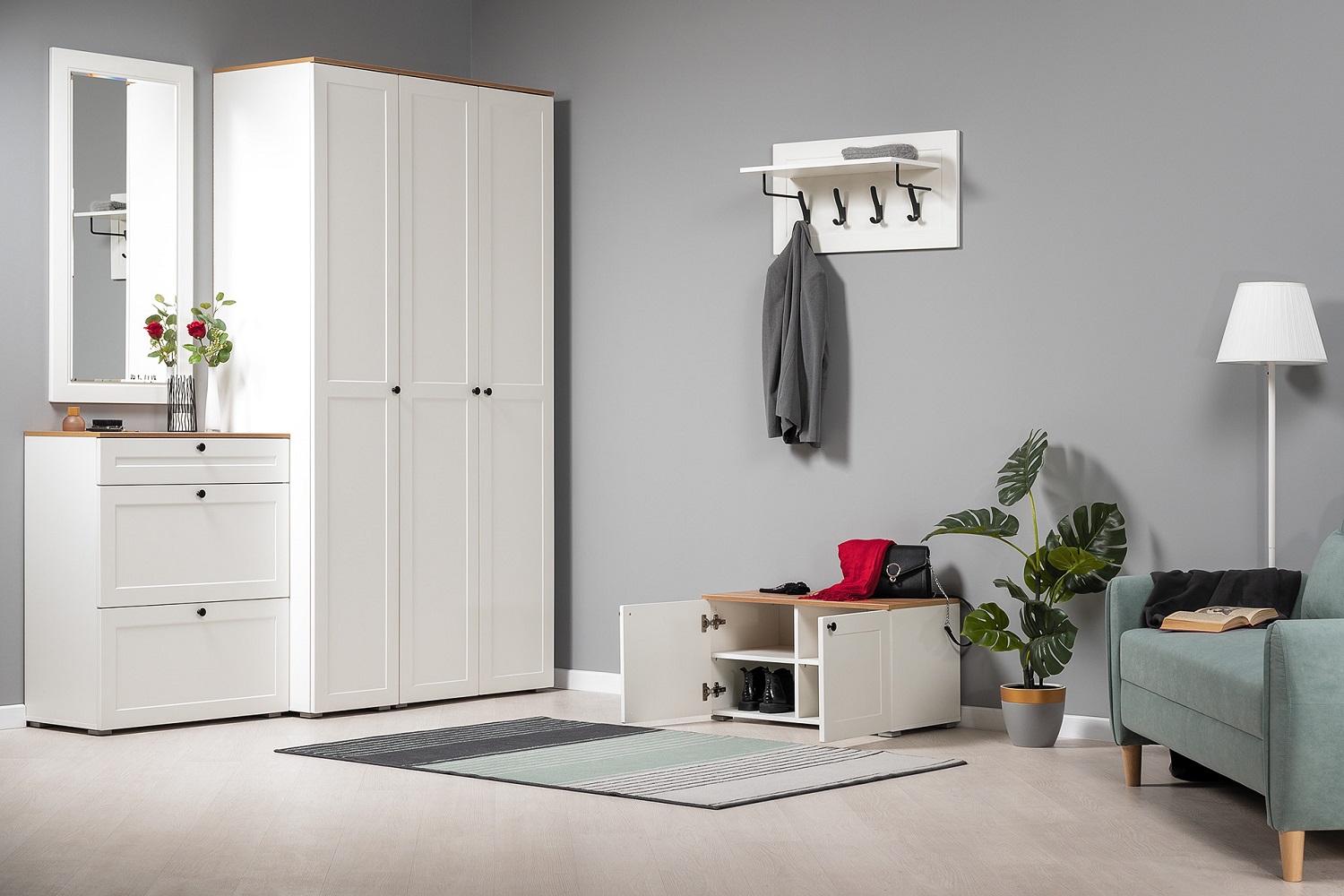 Вешалка 15.12 Остин, Белый