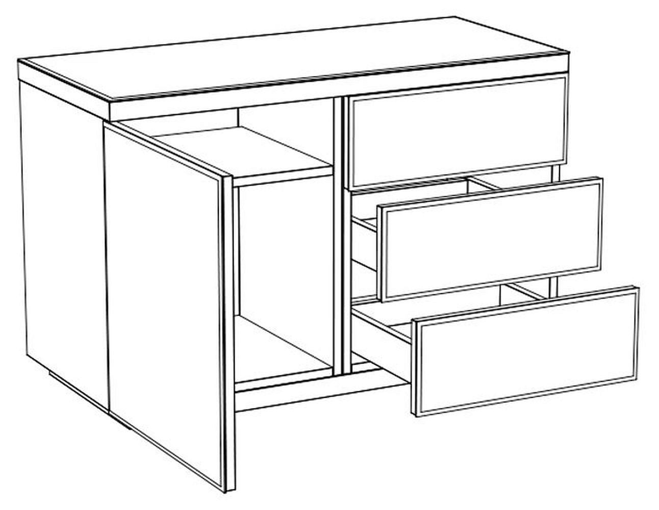 Тумба Kristal bedroom