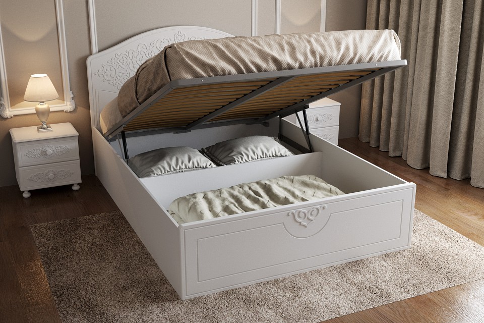 Кровать полутораспальная Ассоль АС-60