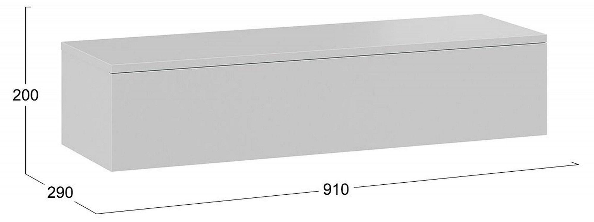Тумба навесная Тип 2