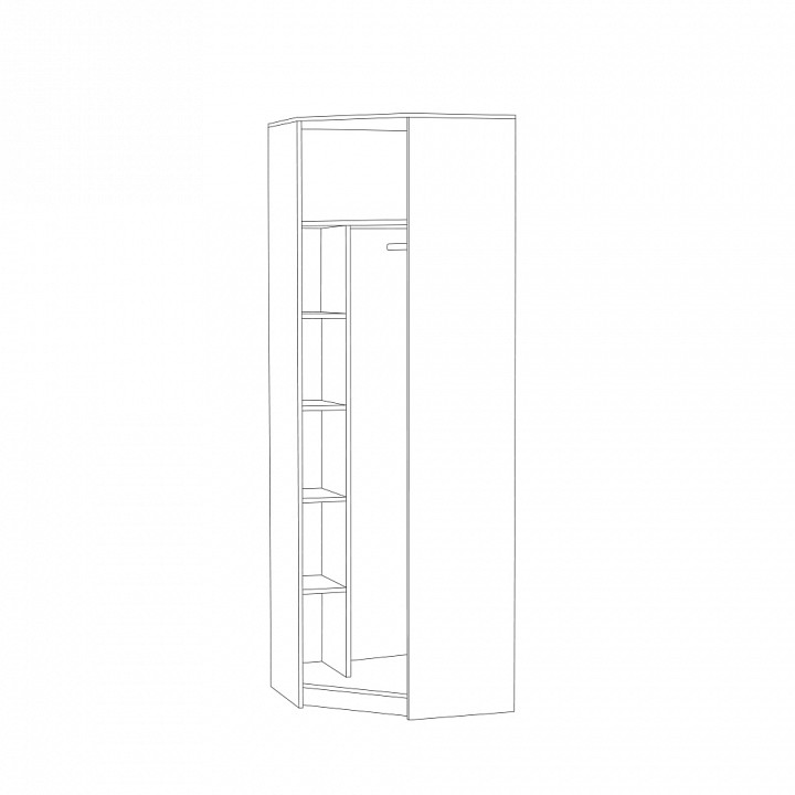 Шкаф платяной Флоренция 13.123