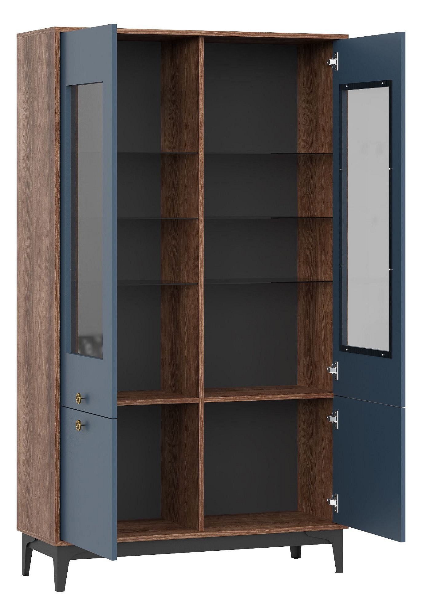 Шкаф-витрина Brass