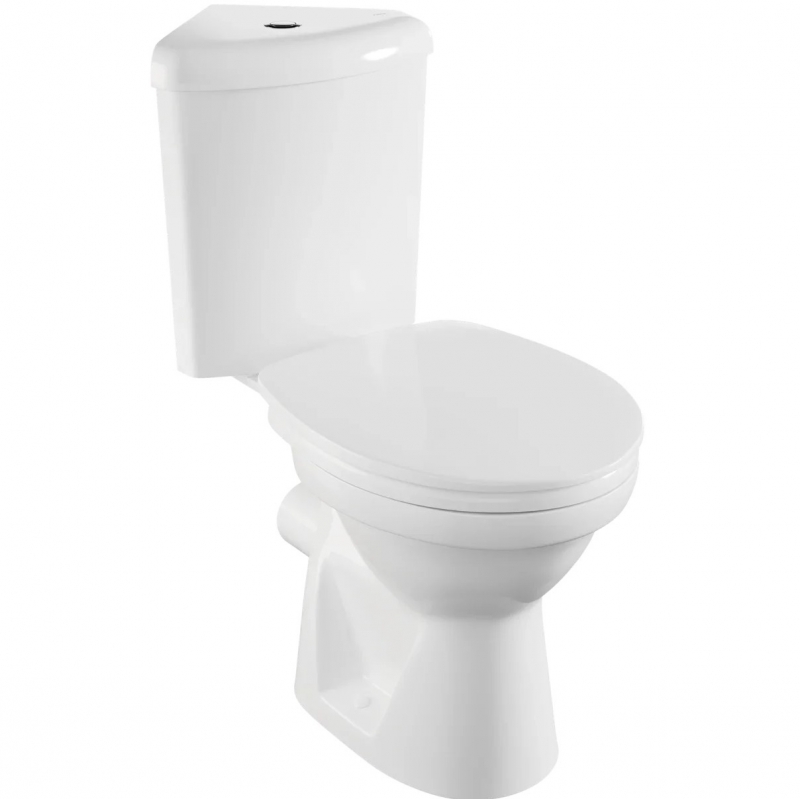 9854B099-7200 Угловой унитаз Norm Wenkel, крышка термопласт с микролифтом