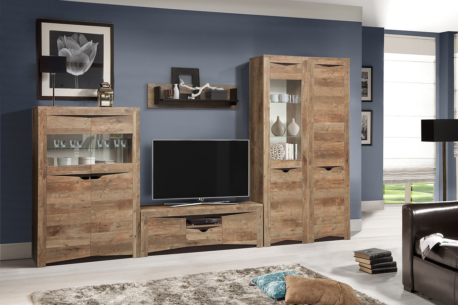 Полка навесная Лючия 33.16, Кейптаун, Венге