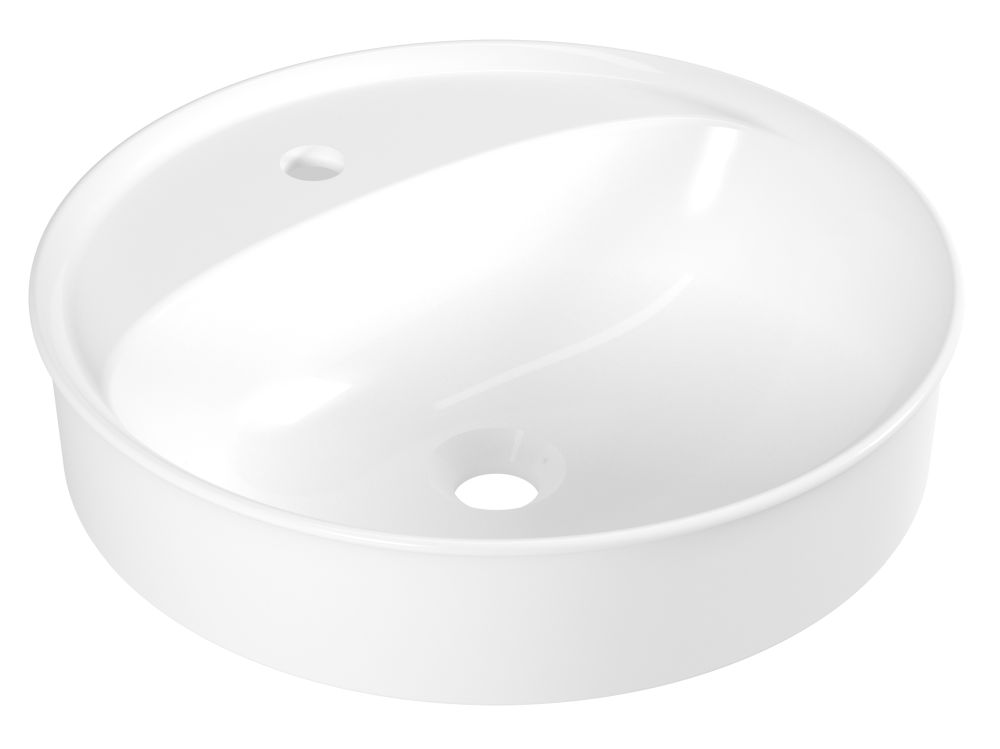 2058TXS110H MINIMAL круглая раковина для установки на столешницу 46х46 см, Serel 2058TXS110H MINIMAL круглая раковина для установки на столешницу 46х46 см, Serel