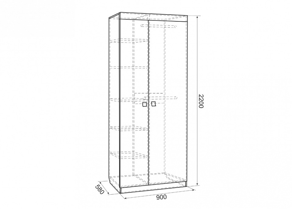Шкаф платяной Энерджи