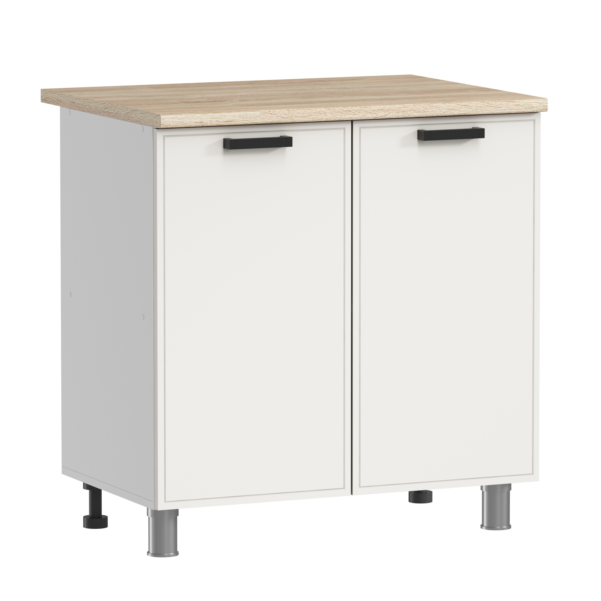 ГК Аленушка 2 м Магнолия Молочный/Молочный,скоба черный,сонома