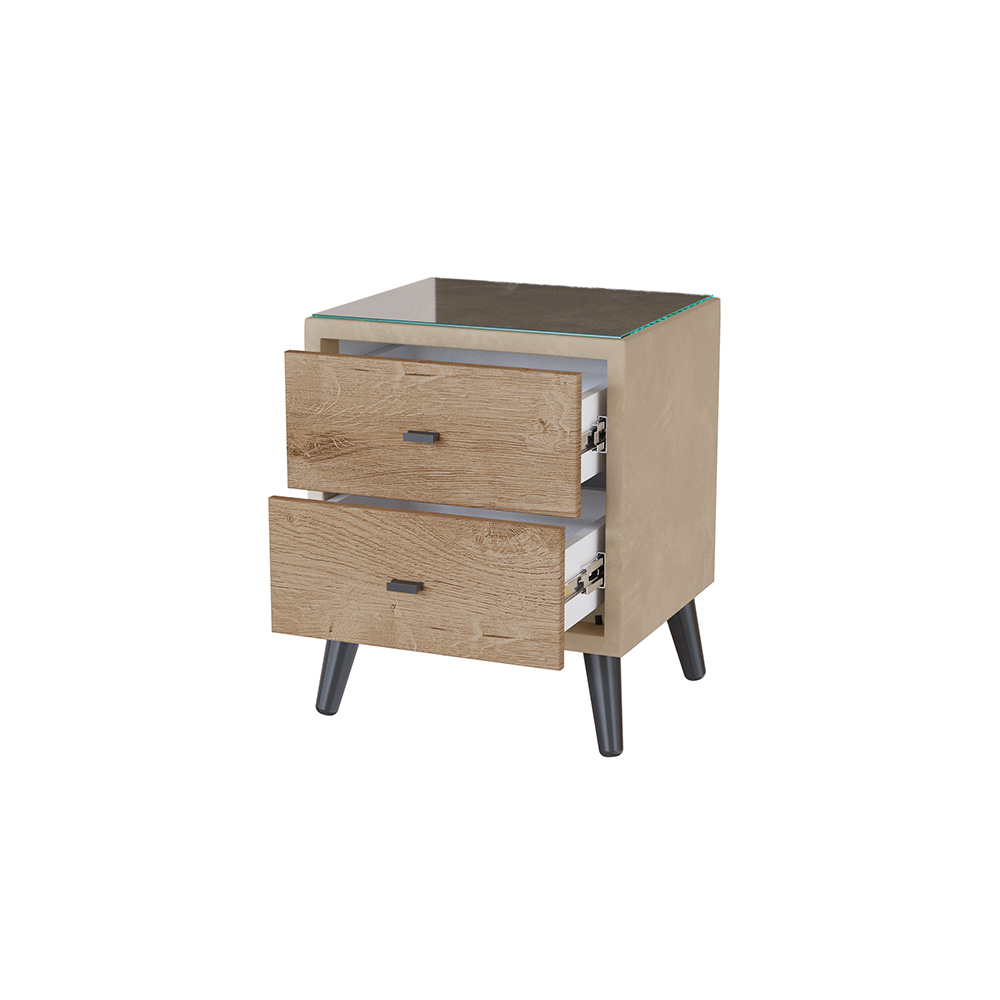 Тумба прикроватная Ланс, Бежевый Тумба прикроватная Ланс, Бежевый