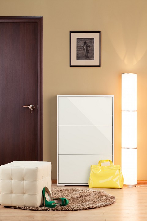 Тумба для обуви Viva 3 белая