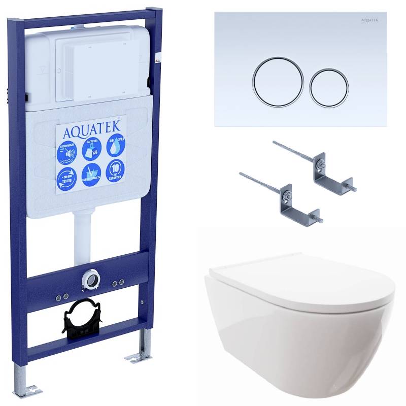 SET AQUATEK ПОЛАРИС (рама AQUATEK Standard INS-0000012+унитаз ПОЛАРИС AQ0700-00 с тонким сиденьем soft-close+ крепеж KKI-0000002 +панель KDI-0000015) SET AQUATEK ПОЛАРИС (рама AQUATEK Standard INS-0000012+унитаз ПОЛАРИС AQ0700-00 с тонким сиденьем soft-close+ крепеж KKI-0000002 +панель KDI-0000015)