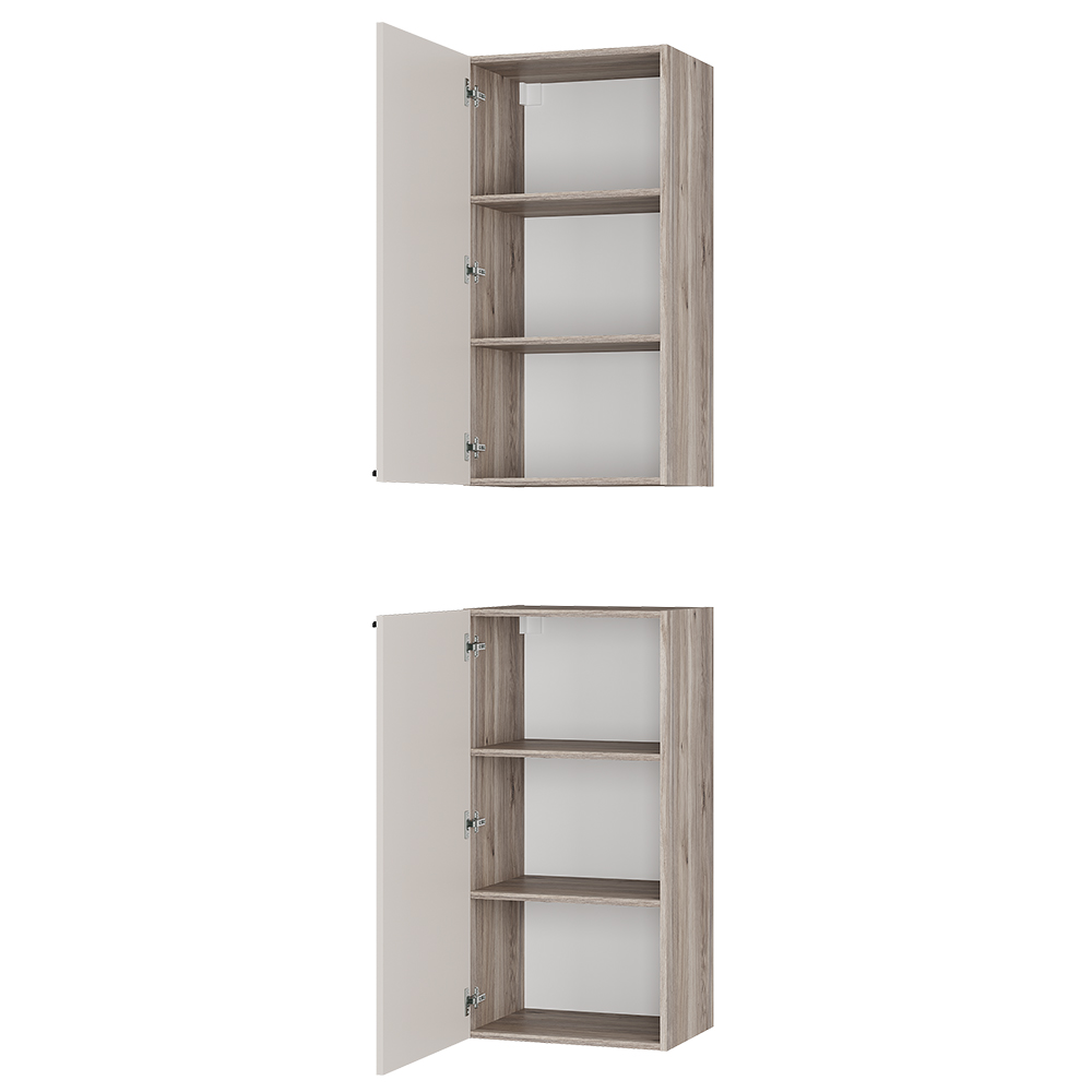 Шкаф навесной Урбан ШКН-07, Дуб смоки, Кашемир