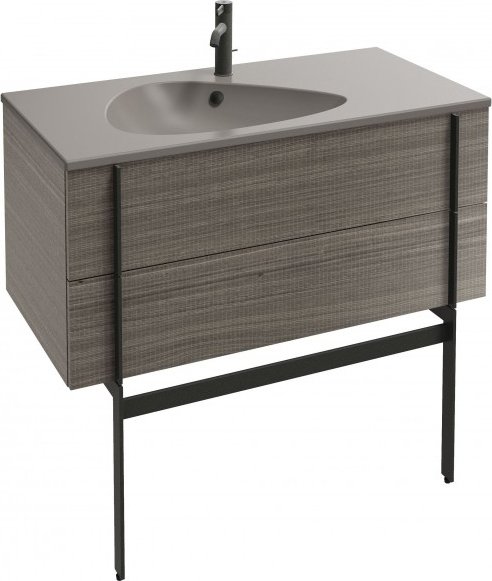 EB3032-E73 NOUVELLE VAGUE Мебель 100 см для раковины 100 см - 2 ящика, фактурный дуб