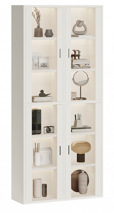 Шкаф-витрина Домино СУ(ш2в2)+4ФС