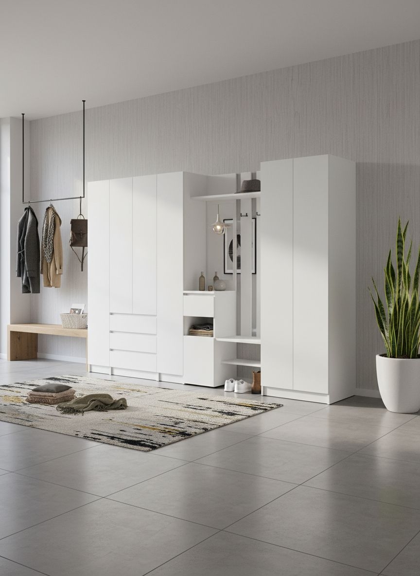 Прихожая Бали, Белый. Комплект 13