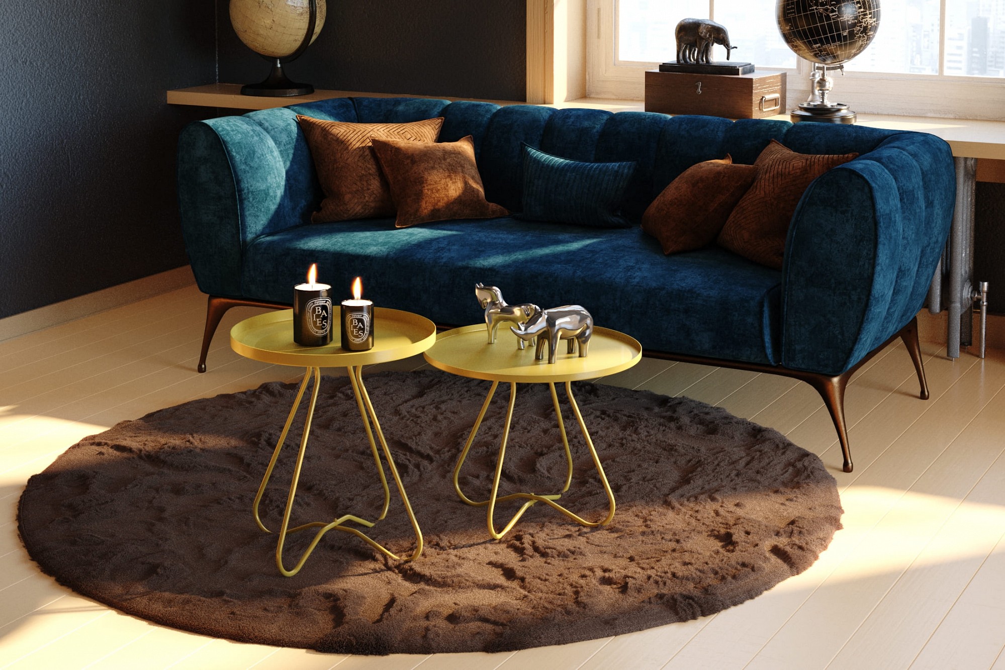 Набор из 2 столов журнальных SHT-CT3/CT3-2