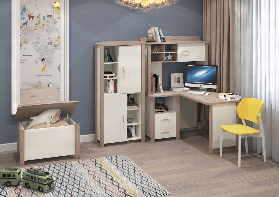 Стеллаж комбинированный Бартоло СШД