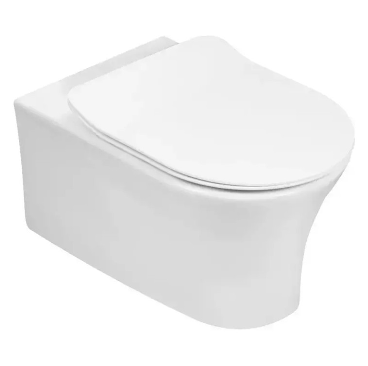 EDAH132-0 ALEO Чаша подвесного безободкового унитаза