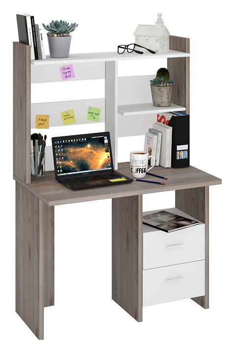 Стол компьютерный Домино Лайт СКЛ-Прям100+НКЛ-100