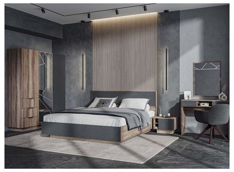 Кровать двуспальная Диамо КР 02