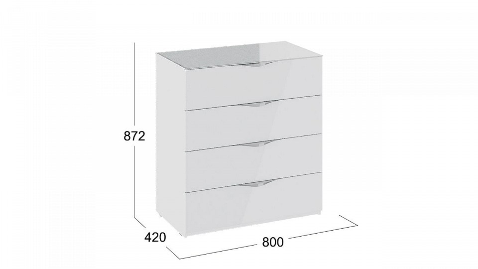 Комод Глосс ТД 319.04.01