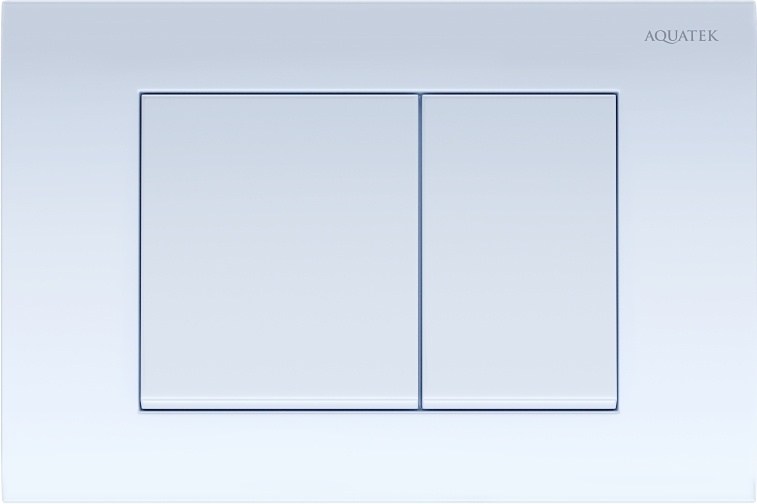 KDI-0000009 (001A) Панель смыва Белая (клавиши квадрат)