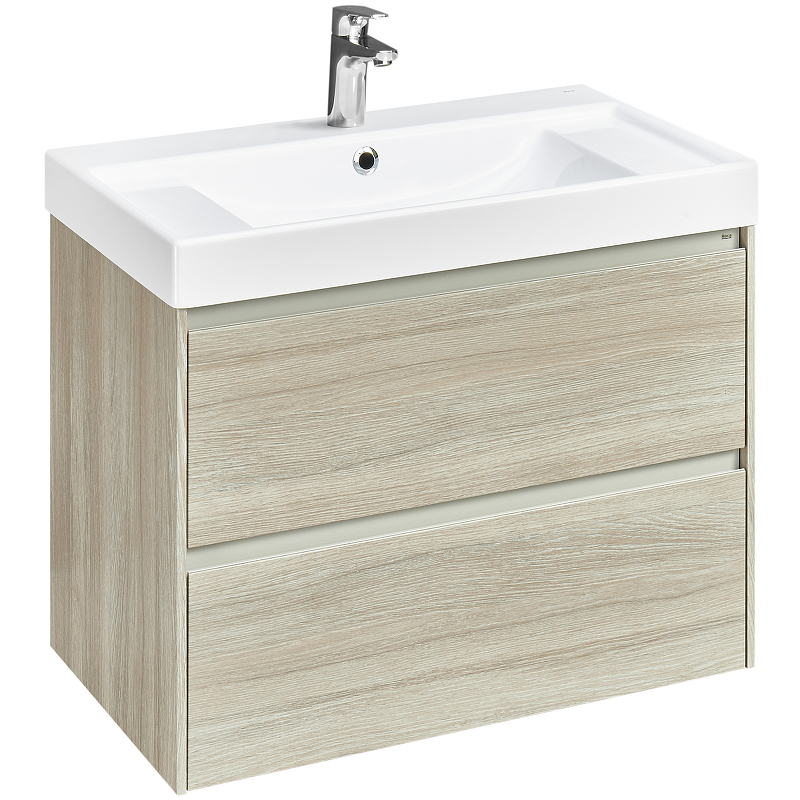 857630512 ONA модуль для раковины 800 мм, 785x450x565 мм, с 2 ящиками, светлый дуб