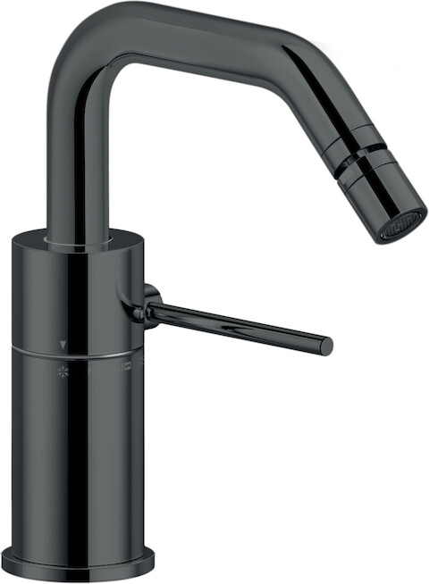 VE125119/3FLP VELIS смеситель для биде, без донного клапана, глянцевый черный VE125119/3FLP VELIS смеситель для биде, без донного клапана, глянцевый черный