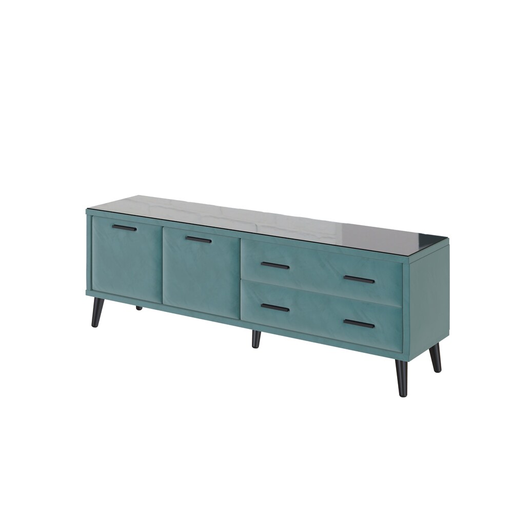 Тумба ТВ Виго 1,6, Бирюзовый Тумба ТВ Виго 1,6, Бирюзовый