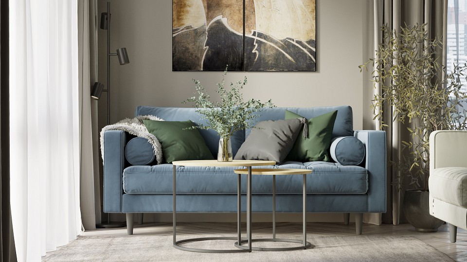 Набор из 2 столов журнальных